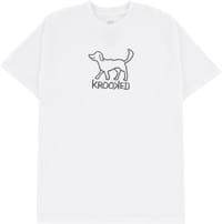 Krooked El Perro T-Shirt - white/black