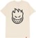 Spitfire Bighead T-Shirt - cream/black print
