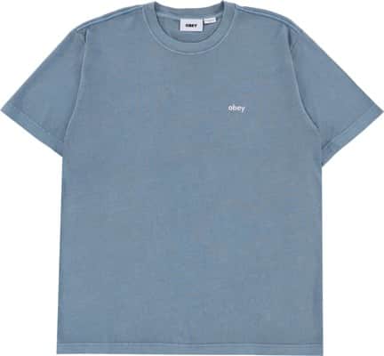 Obey Lowercase Pigment T-Shirt - pigment coronet blue - view large