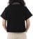 Tactics Women's Crop Button Shirt - (cherries wheels) black - reverse