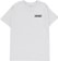 Krooked Moonsmile Raw T-Shirt - ash grey/black - front