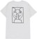 Krooked Moonsmile Raw T-Shirt - ash grey/black - reverse