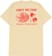 Obey Deeper Exploration T-Shirt - pale yellow - reverse