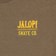 Anti-Hero Stop Pollution T-Shirt - heather army - front detail