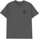 Krooked Krooked MG T-Shirt - charcoal - front