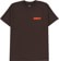 Obey Star T-Shirt - java brown - front
