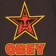 Obey Star T-Shirt - java brown - reverse detail