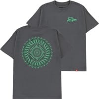 Spitfire Snake Classic T-Shirt - charcoal/green-black