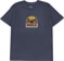 RVCA Bluffset T-Shirt - moody blue