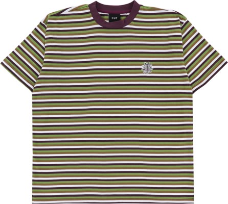 HUF Apollo Striped Knit Boxy T-Shirt - green - view large