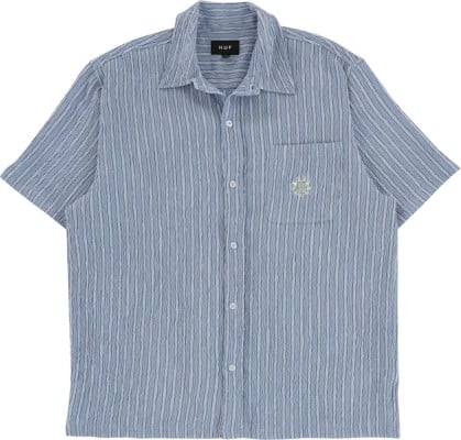 HUF Apollo Striped S/S Shirt - pool blue - view large