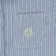 HUF Apollo Striped S/S Shirt - pool blue - front detail