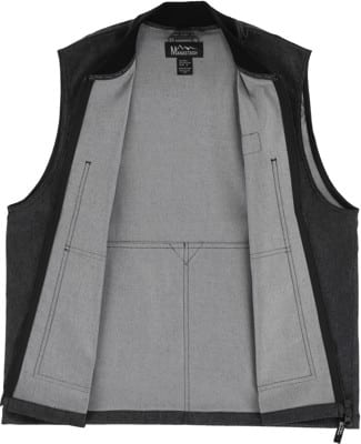 Manastash Patched Logo Work Vest Jacket - black | Tactics