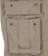 Manastash Flex Climber Cargo Pants - light grey - side detail
