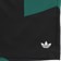 Adidas Football Shorts - black/green/white - front detail