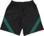 Adidas Football Shorts - black/green/white - reverse