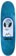 Swim Skateboard Co Aleve 9.1 Egg Shape Skateboard Deck - blue