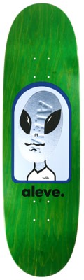 Swim Skateboard Co Aleve 9.1 Egg Shape Skateboard Deck - green - view large