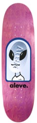 Swim Skateboard Co Aleve 9.1 Egg Shape Skateboard Deck - purple