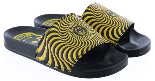 Spitfire Bighead Swirl Slide - black/yellow - view large