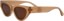 I-Sea Carly Polarized Sunglasses - taupe glitter/brown polarized lens