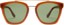 I-Sea Chloe Polarized Sunglasses - maple/green polarized lens - front