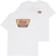 Brixton Linwood T-Shirt - white/red ochre/curry yellow
