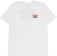 Brixton Linwood T-Shirt - white/red ochre/curry yellow - front