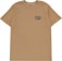 Brixton Muskie T-Shirt - dijon worn wash - front