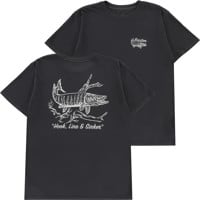 Brixton Muskie T-Shirt - black worn wash