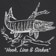 Brixton Muskie T-Shirt - black worn wash - reverse detail
