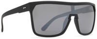 Dot Dash Shoey Sunglasses - black satin/silver chrome lens