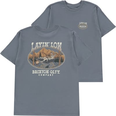 Brixton Layin' Low T-Shirt - basalt - view large