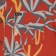 Brixton Charter Print S/S Shirt - dark red scenic trip - front detail