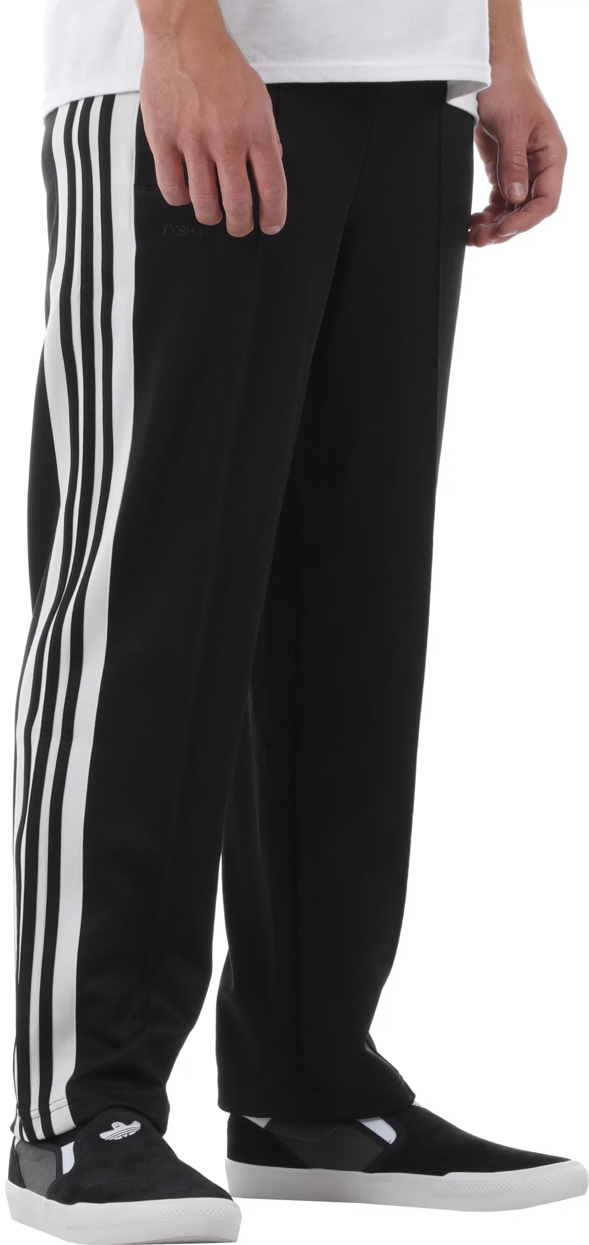 Adidas Tyshawn Track Pants - black/white | Tactics