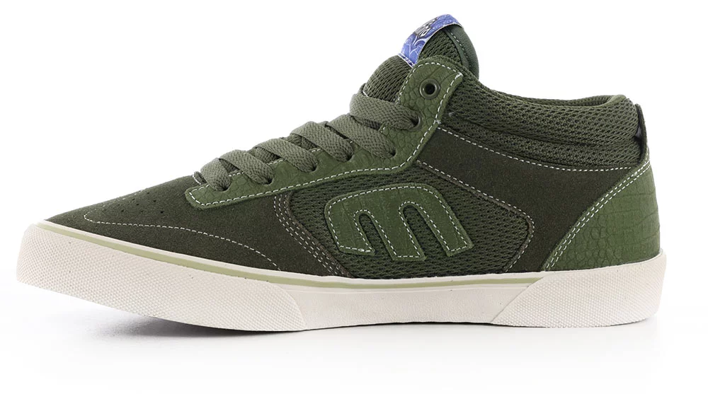 (取寄) エトニーズ メンズ ウィンドロウ バルク ミッド etnies men Windrow Vulc Mid Green Etnies Windrow Vulc Mid Skate Shoes - (fabiana delfino) green