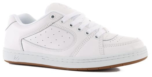eS The Accel Skate Shoes - white leather - view large