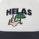 Helas Liberte Strapback Hat - white/navy - front detail