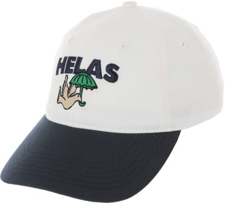 Helas Liberte Strapback Hat - white/navy - view large