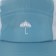 Helas Compete 5-Panel Hat - grey/blue - front detail