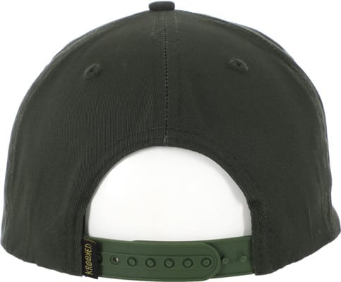 Krooked Sweatpants Redux Snapback Hat - olive | Tactics