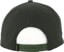 Krooked Sweatpants Redux Snapback Hat - olive - reverse