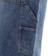 Dickies Women's Carpenter Shorts - rinsed blue fade - detail