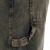 Dickies Women's Carpenter Shorts - yellow fade indigo - detail