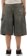 Dickies Women's Carpenter Shorts - yellow fade indigo - reverse
