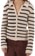 Rhythm Women's Highline Stripe Long Sleeve Knit Sweater - white - alternate 2