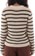 Rhythm Women's Highline Stripe Long Sleeve Knit Sweater - white - reverse