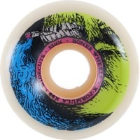 Bones X-Formula V6 Wide-Cut Skateboard Wheels - smokin skull (99a)