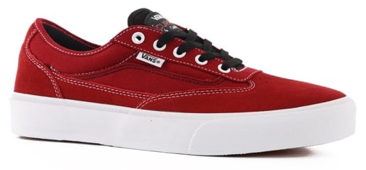 Vans Skate Curren Caples Shoes - red/white - view large