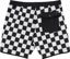 Vans MTE Everride Scalloped AOP Boardshorts - black/white - reverse